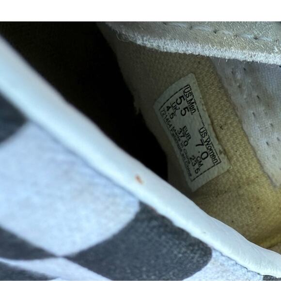 Vans Sk8-Hi Reissue Cap Checkerboard Zip Sneakers – Women’s 7 / Men’s 5 - Picture 7 of 7